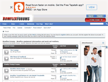 Tablet Screenshot of bowflexforums.com
